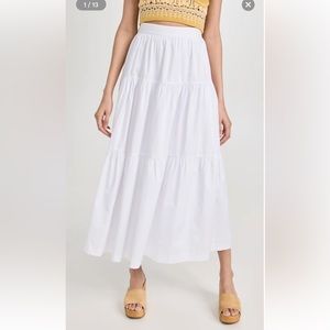 Staud sea skirt in White, size 2